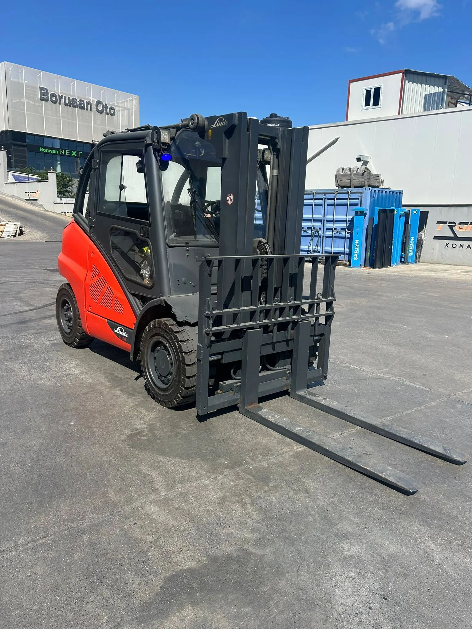 İkinci El Linde H50D-02 Dizel Forklift — fotoğraf 8