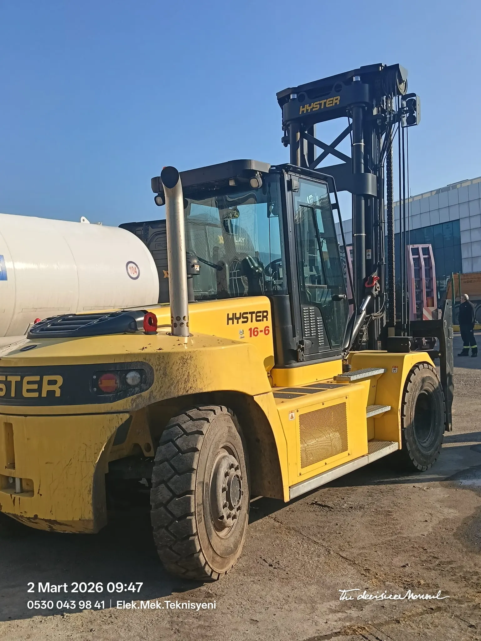 Hyster H16XD6 Dizel Forklift — fotoğraf 6