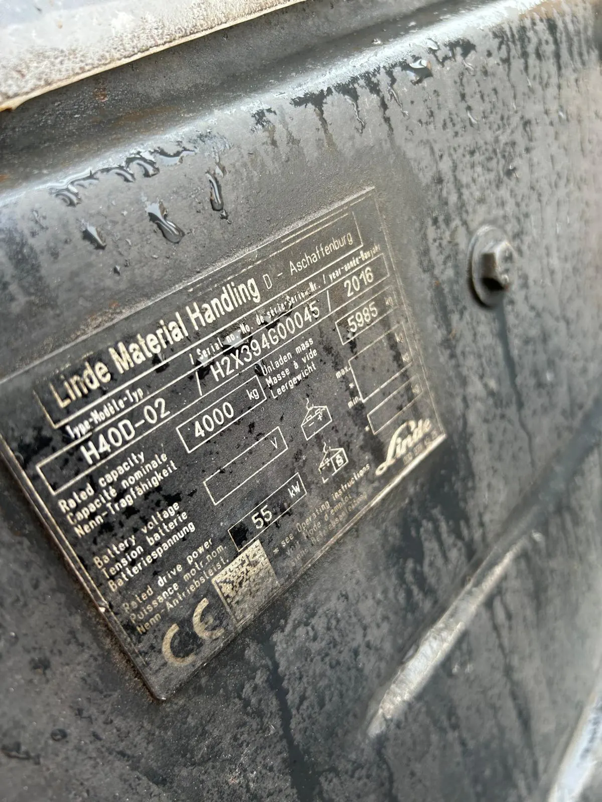 Linde H40D-394 Dizel Forklift — fotoğraf 5